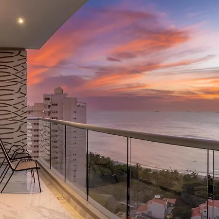 Apto De Lujo Con Vista Al Mar En Playa Bello Horizonte